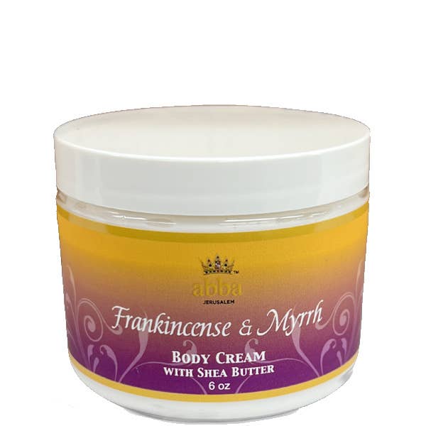 Frankincense & Myrrh Body Cream with Shea Butter - 6oz