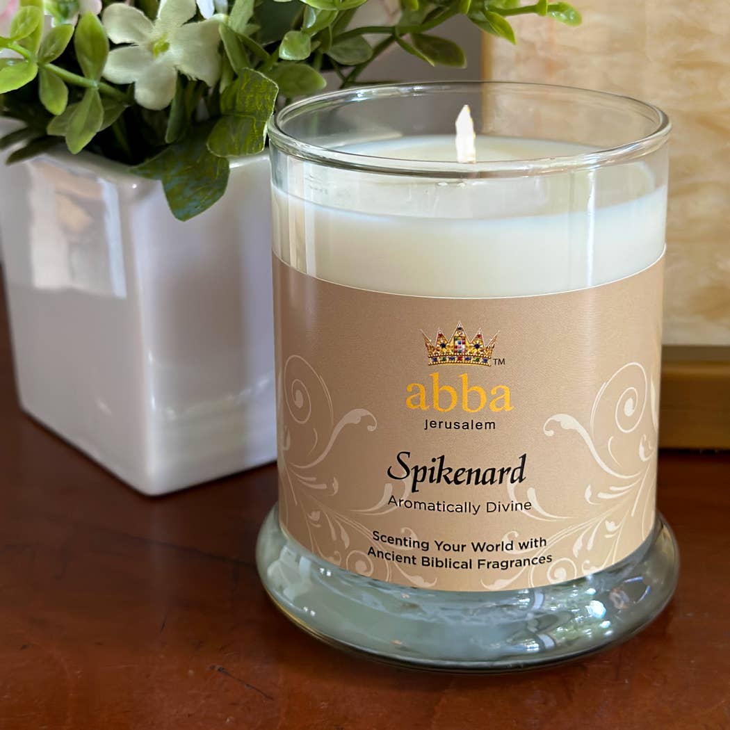 Spikenard 10oz Glass Candle