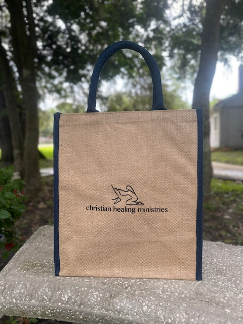 Sutton Jute CHM Tote Bag