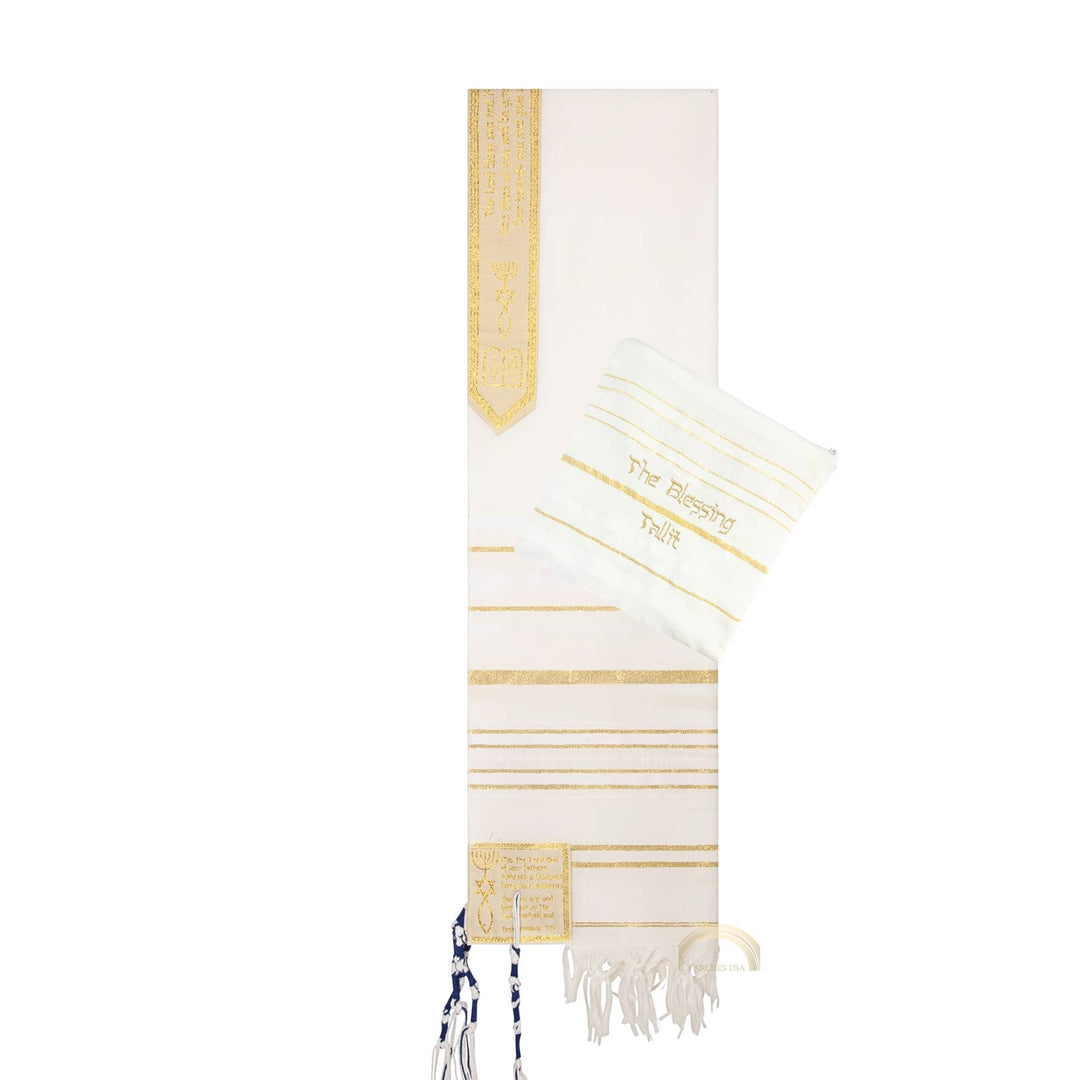 The Blessing Tallit-Prayer Shawl,Matching Bag & Brochure