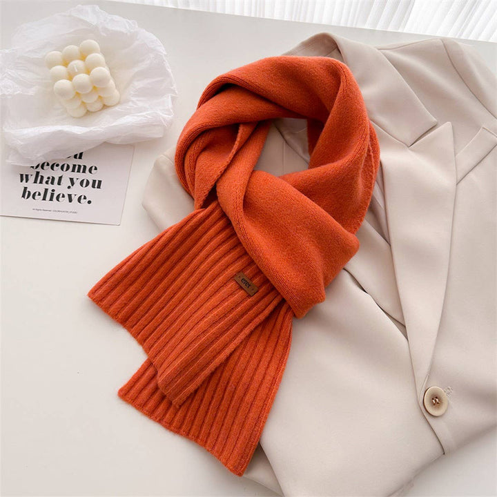 Warm Minimalist Wool Wrap Scarf for Fall Days_CWASC2749