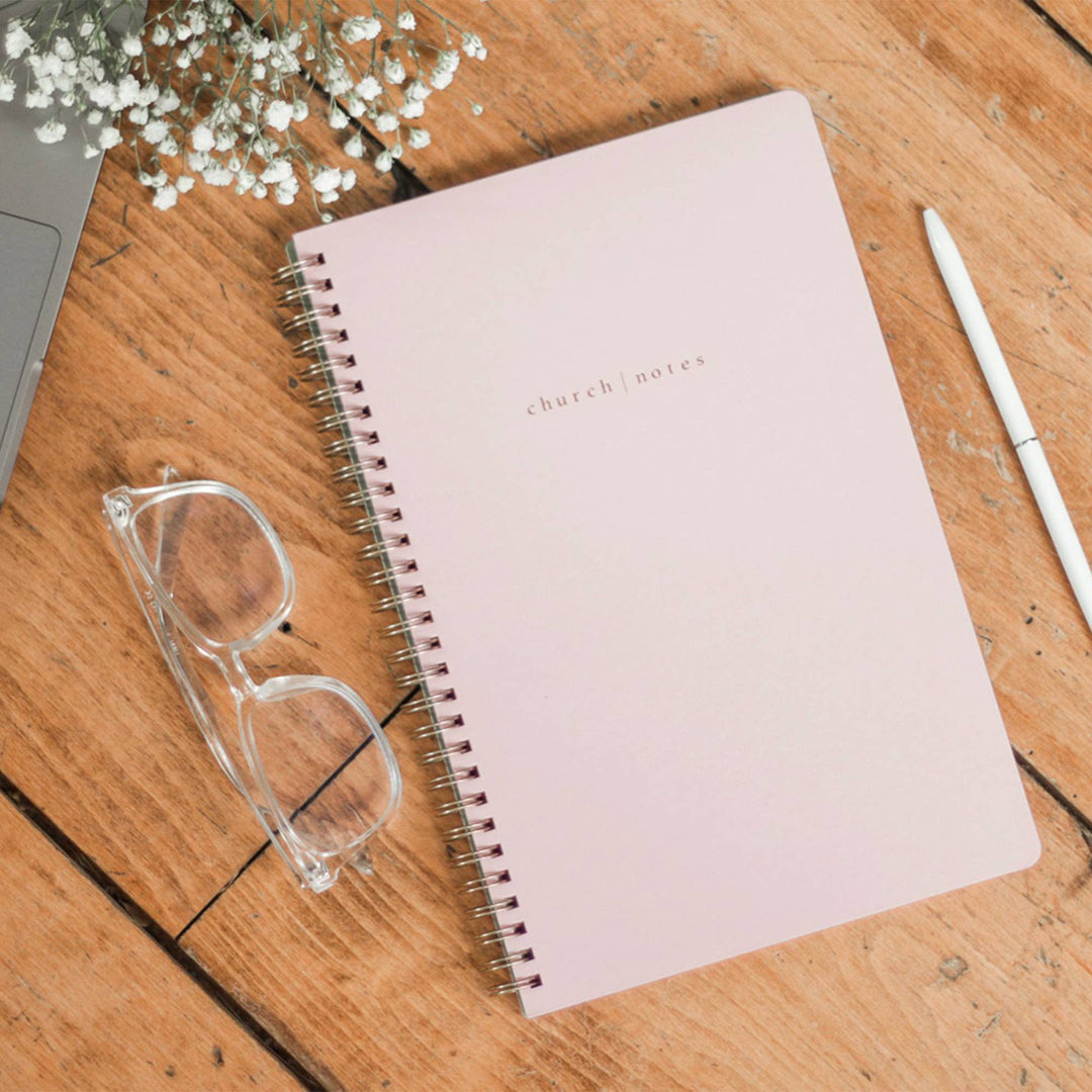 Blush Church Notes Bible Study Notebook/Journal