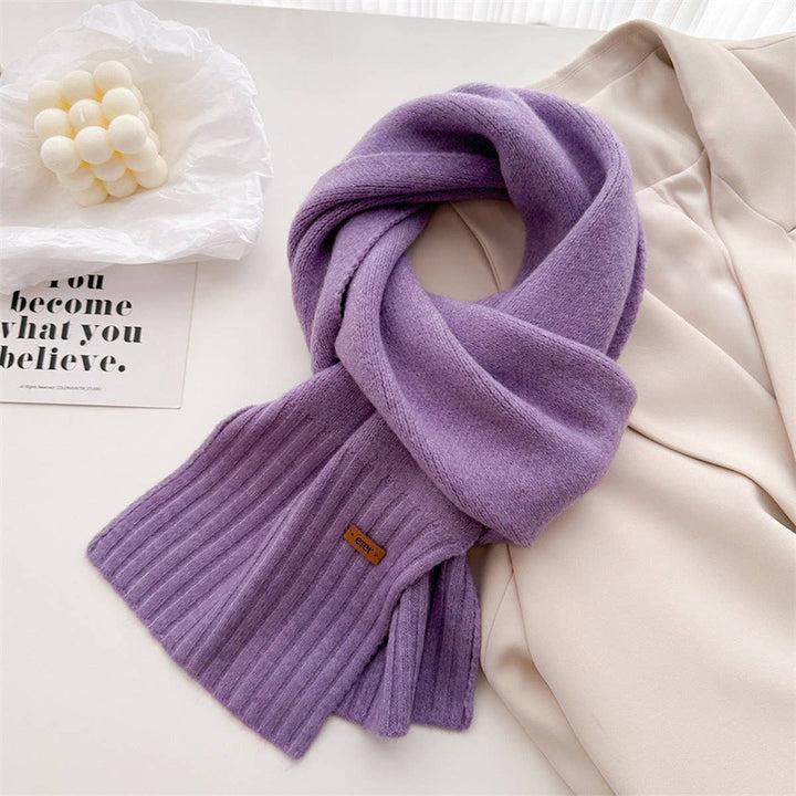 Warm Minimalist Wool Wrap Scarf for Fall Days_CWASC2749