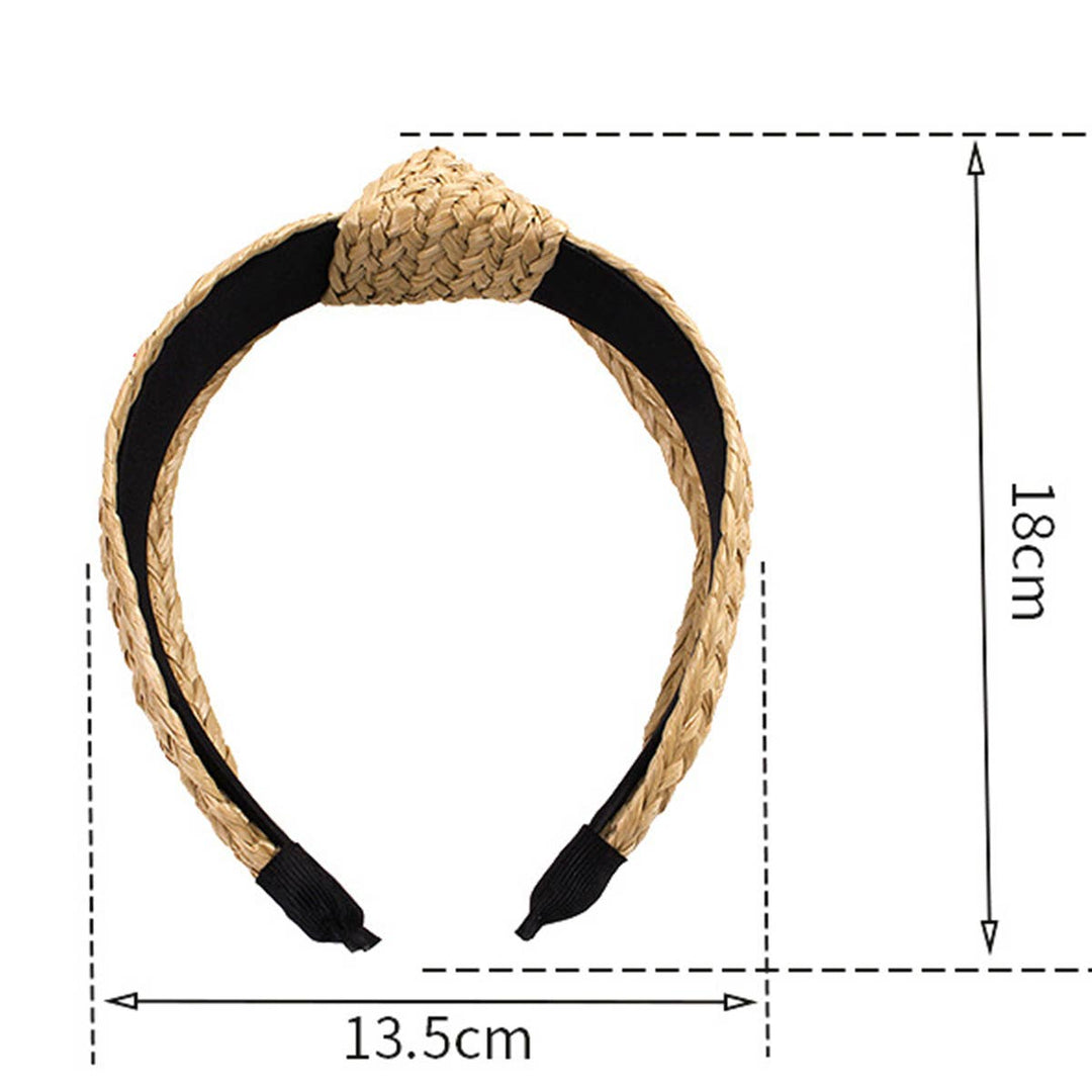 KNOT DECOR BRAIDED DETAIL HEADBAND_CWAHA0220
