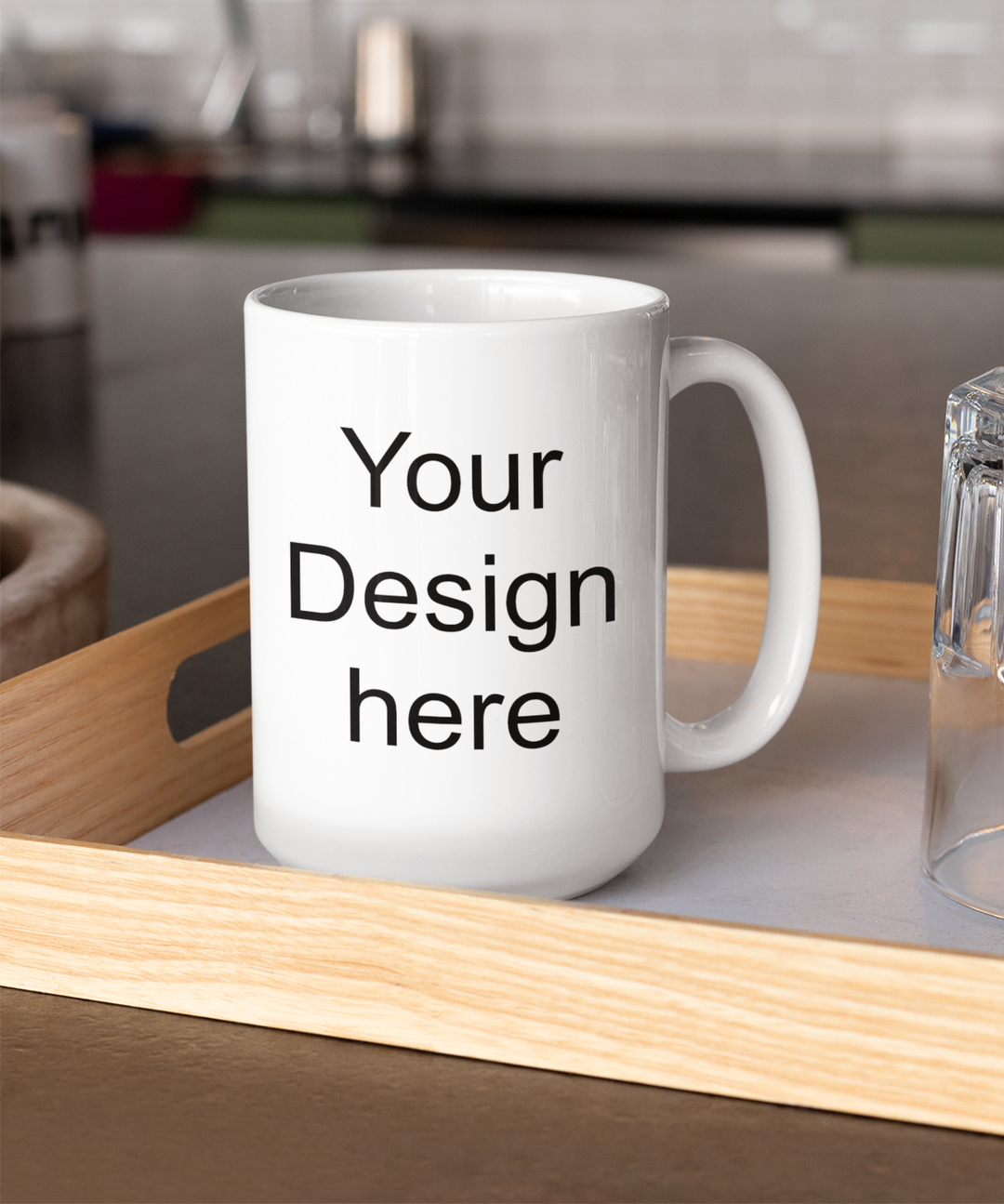 Custom 15oz ceramic coffee mug