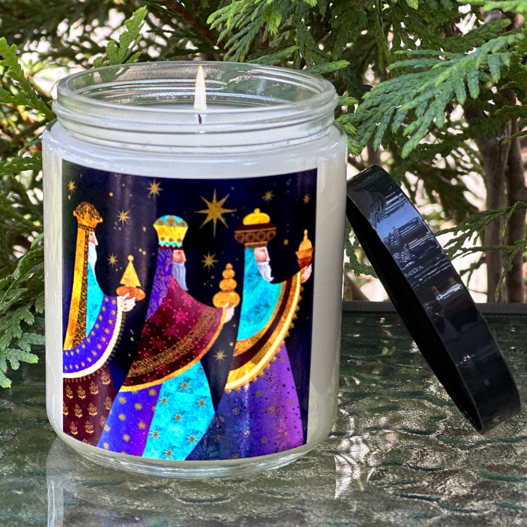 MAGI HOLIDAY 8oz GLASS CANDLE - GIFTS OF THE MAGI