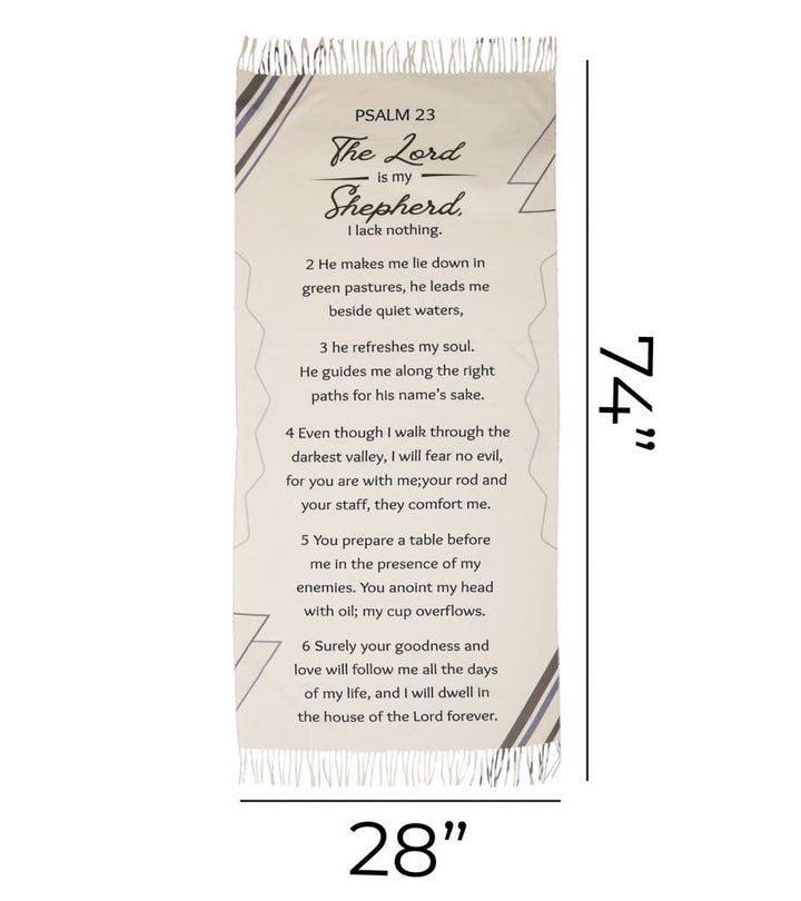 Shawl Fashion Prayer - Psalm 23