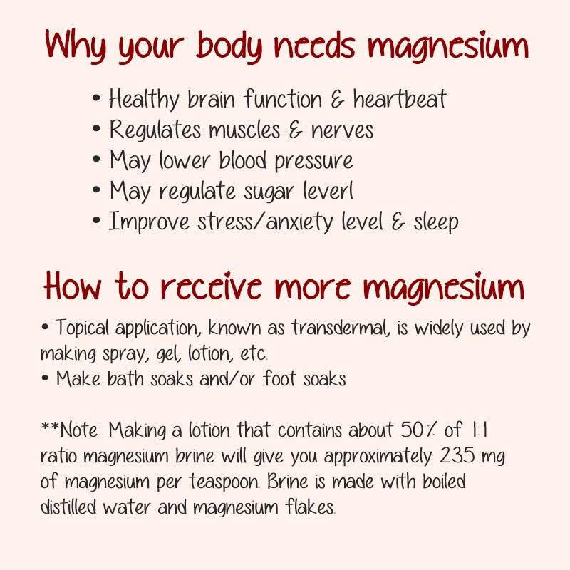 Magnesium Oil Spray - Various Sizes Refills