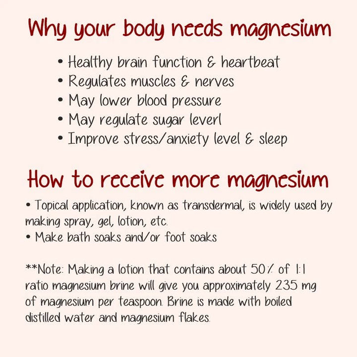 Magnesium Oil Spray - Various Sizes Refills