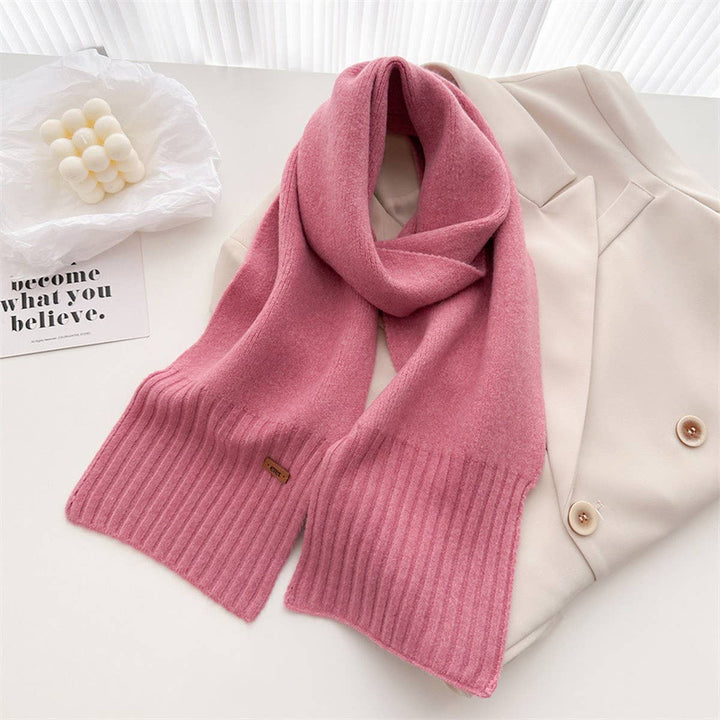 Warm Minimalist Wool Wrap Scarf for Fall Days_CWASC2749