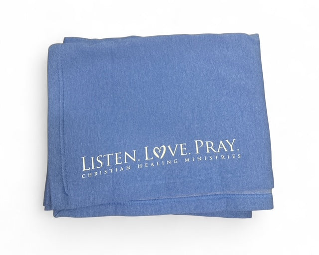 Listen Love Pray Blanket-Christian Healing Ministries 50" x 60"