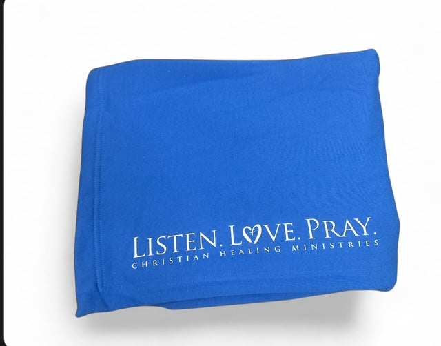 Listen Love Pray Blanket-Christian Healing Ministries 50" x 60"