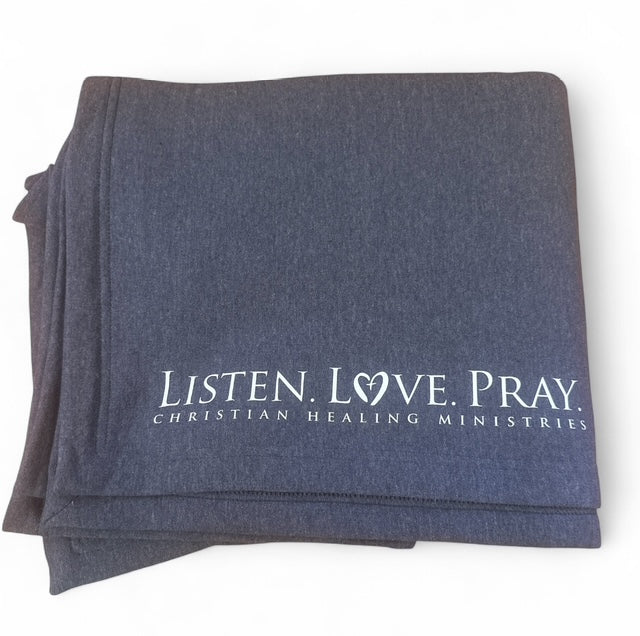Listen Love Pray Blanket-Christian Healing Ministries 50" x 60"