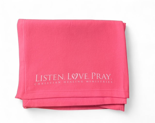 Listen Love Pray Blanket-Christian Healing Ministries 50" x 60"