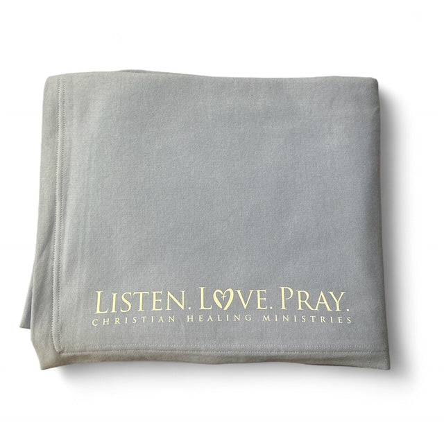 Listen Love Pray Blanket-Christian Healing Ministries 50" x 60"