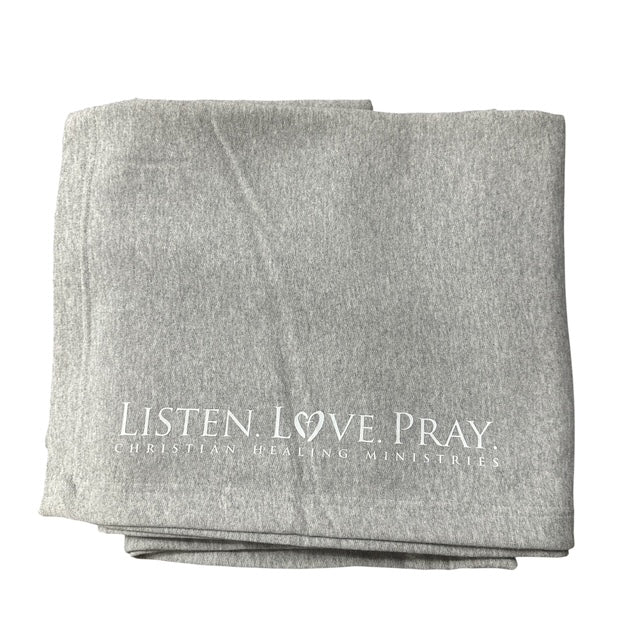 Listen Love Pray Blanket-Christian Healing Ministries 50" x 60"