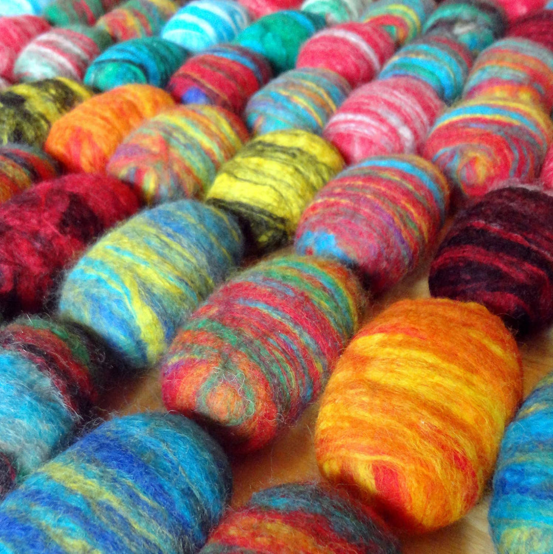 Felted Soap Multicolored Pack of 25 Individually Labeled