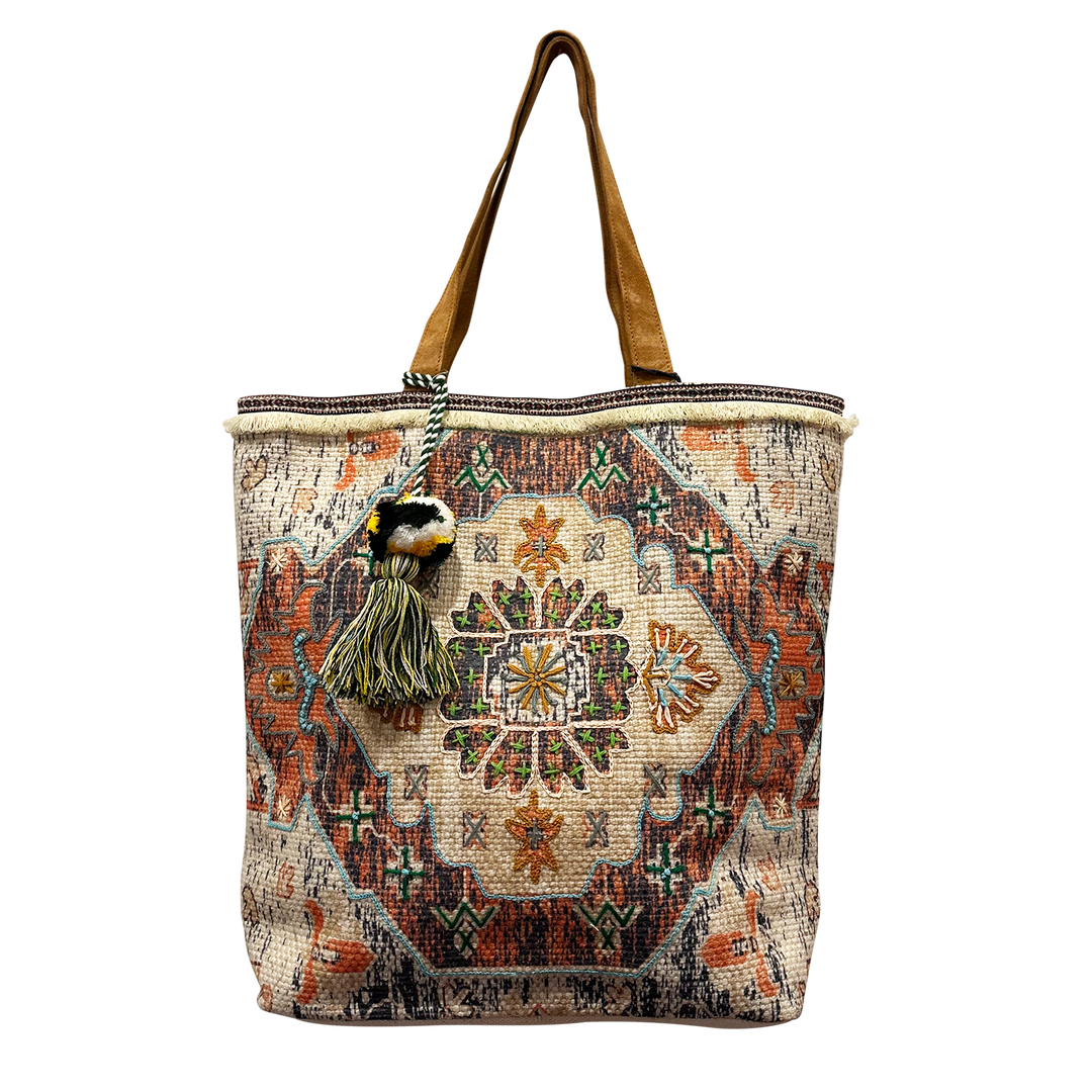 Vintage Tapestry Tote Bag