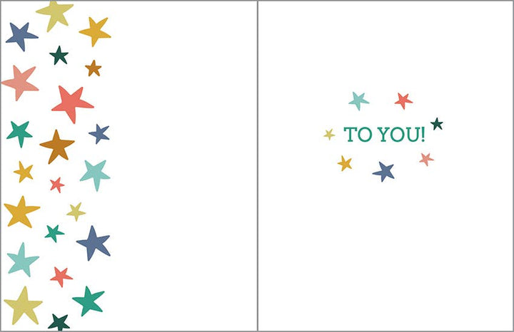 Birthday Greeting Card - Birthday Stars
