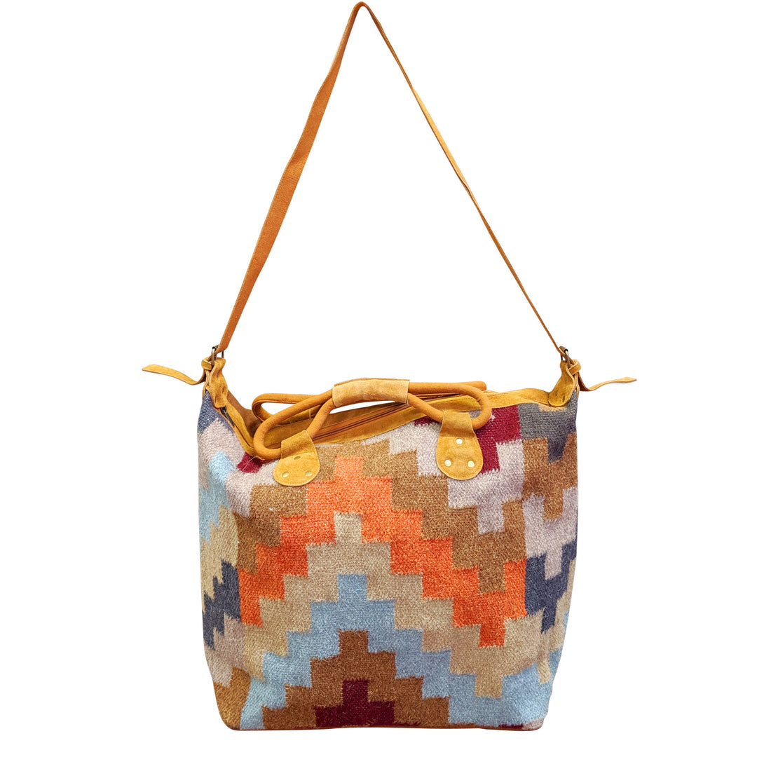 Fall Geo Tote High Quality Cotton Women's Crossbody Bag