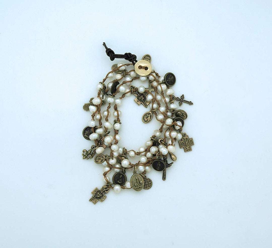 Glass Pearl Beads Necklace/Bracelet