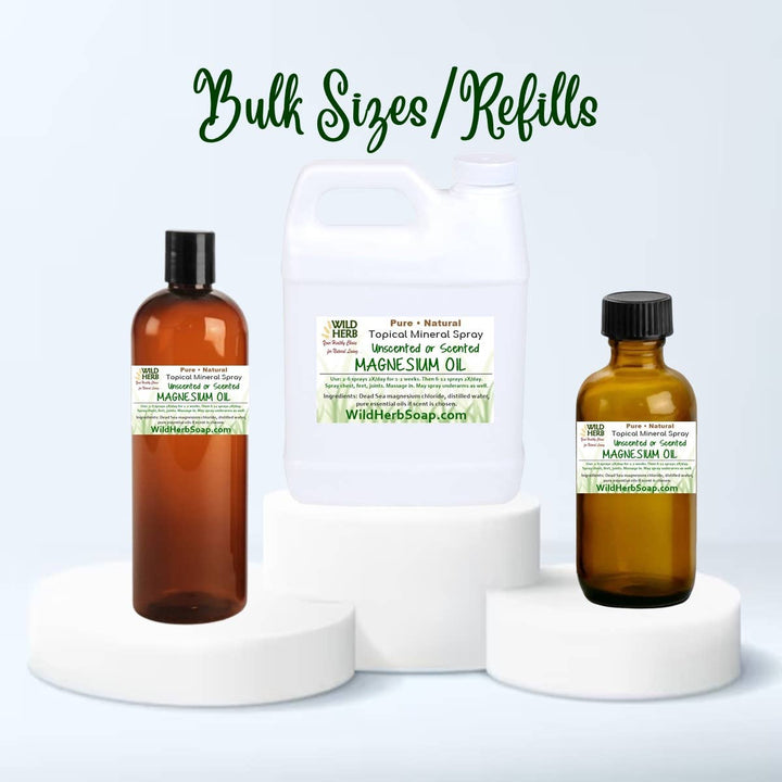 Magnesium Oil Spray - Various Sizes Refills